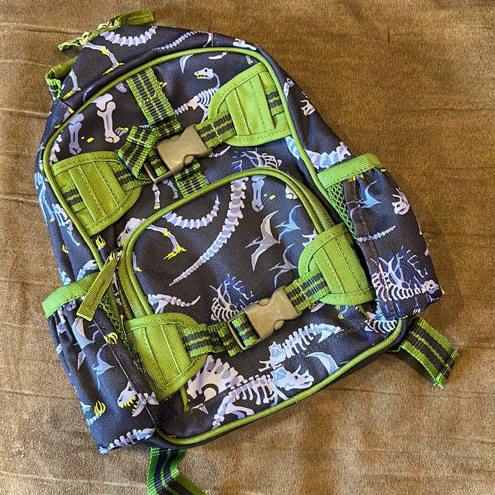 Pottery Barn Kids mini backpack Dino bones theme